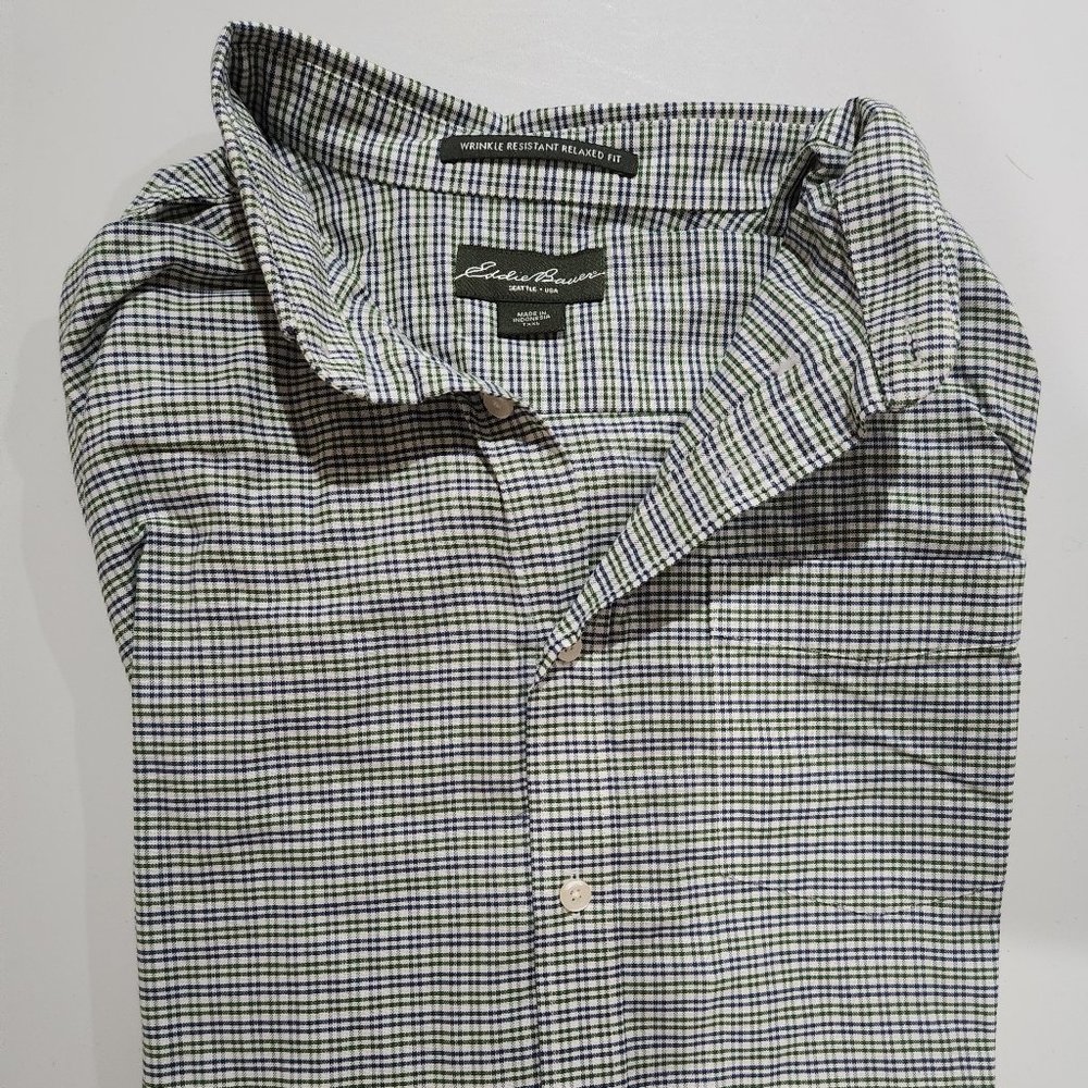 Eddie Bauer T2XL Men's Long Sleeve Dress Shirt